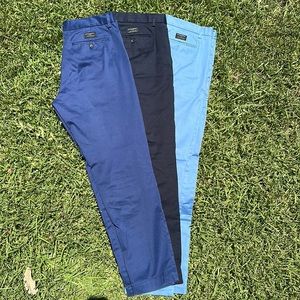 Bundle. $35 for two pairs (blue and light blue) of BR chinos or $25 ea